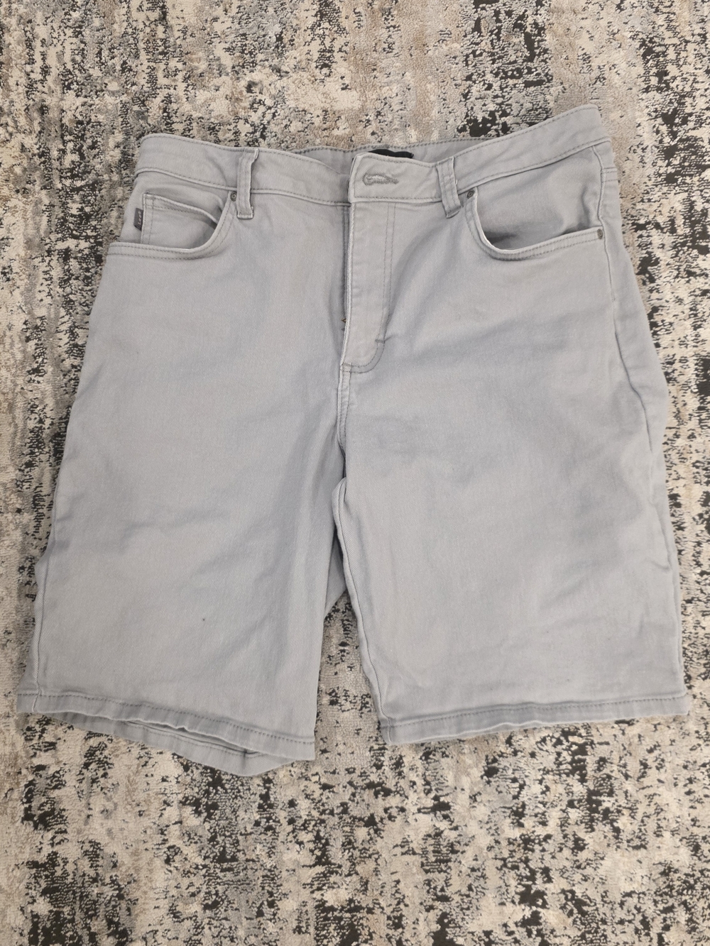 Lee's Light Gray Denim Shorts
